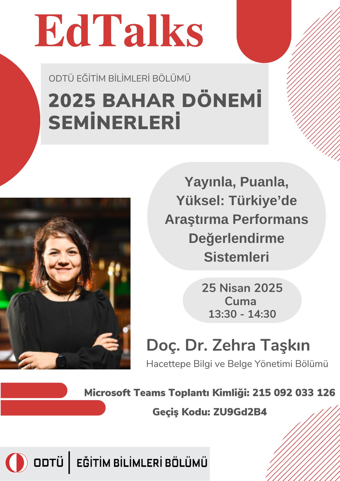 EdTalks 2025-1 Afiş