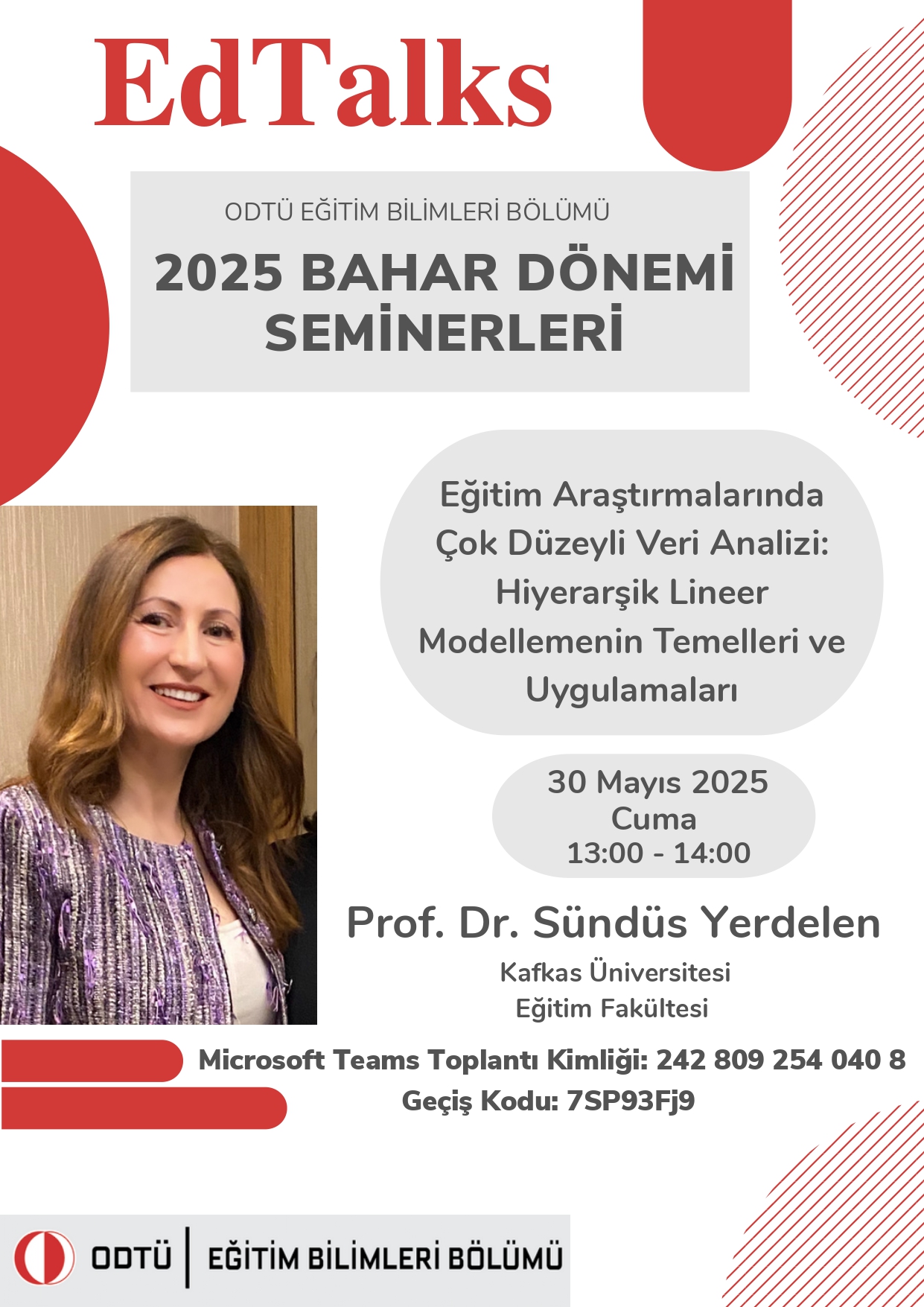 EdTalks 2025-2 Afiş